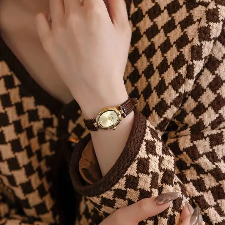 ساعة Aimgal كوارتز فرنسية عتيقة بشعار قابل - Aimgal Customizable Logo French Vintage Quartz