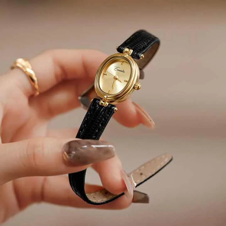 ساعة Aimgal كوارتز فرنسية عتيقة بشعار قابل - Aimgal Customizable Logo French Vintage Quartz