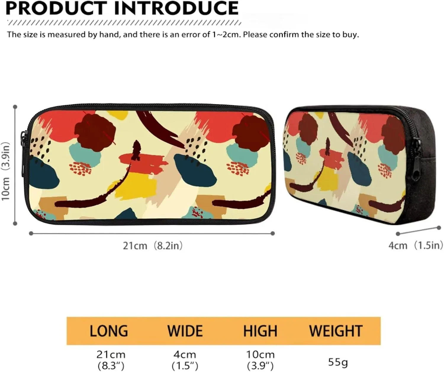 15.6 Inch Lunch Bag Backpack Colour Block Pencil Pouches & Kids Bookbag 2 in 1, Smooth Zipper and Multifunctional Storage, for Travel Daycare & Travel