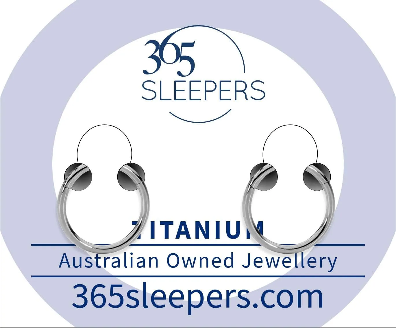 365 SLEEPERS 2PCS Titanium Implant Grade 18G Septum Jewelry Hinged Segment Ring Body Piercing Hoop Lip Rings Helix Cartilage Rook Sleeper Earrings Nickel Free Hypoallergenic 6mm  13mm