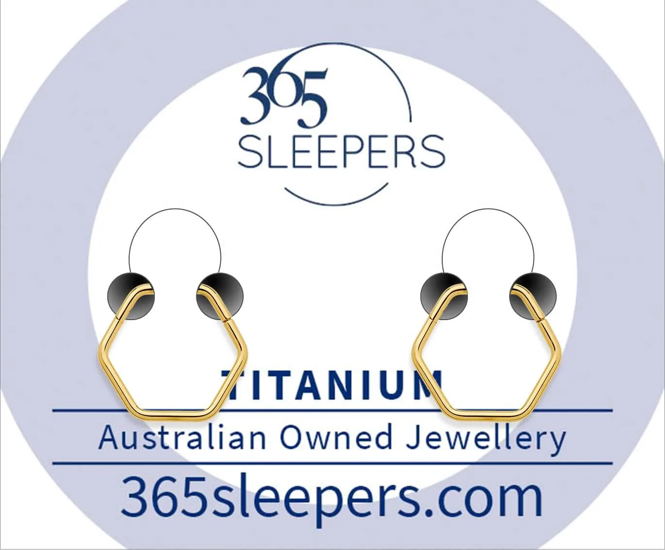 365 Sleepers Titanium Implant Grade 18G Hexagonal Septum Jewelry Hinged Segment Ring Body Piercing Hoop Lip Rings Helix Cartilage Rook Sleeper Earrings 8mm  10mm