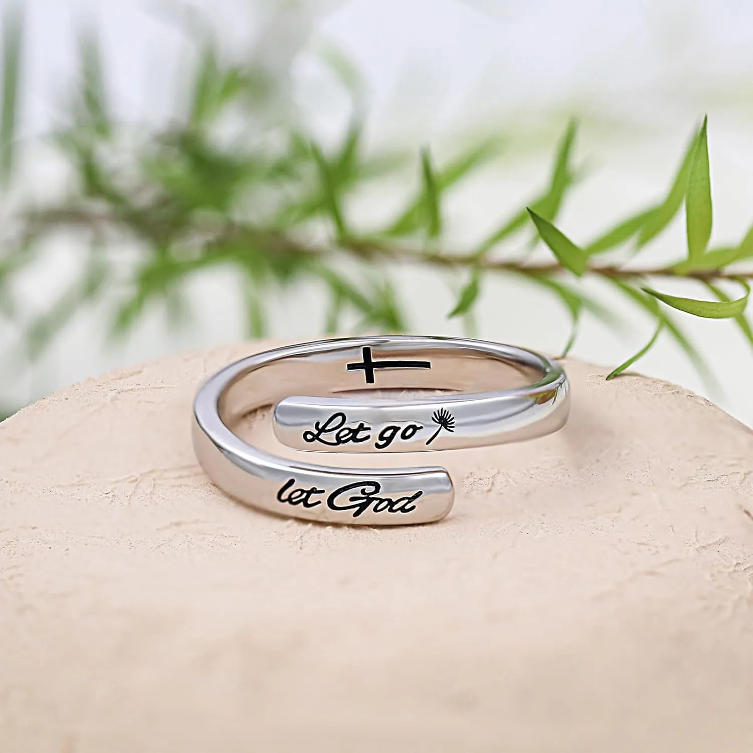 925 Sterling Silver Inspirational Rings for Women Hope Rings Encouragement Jewelry