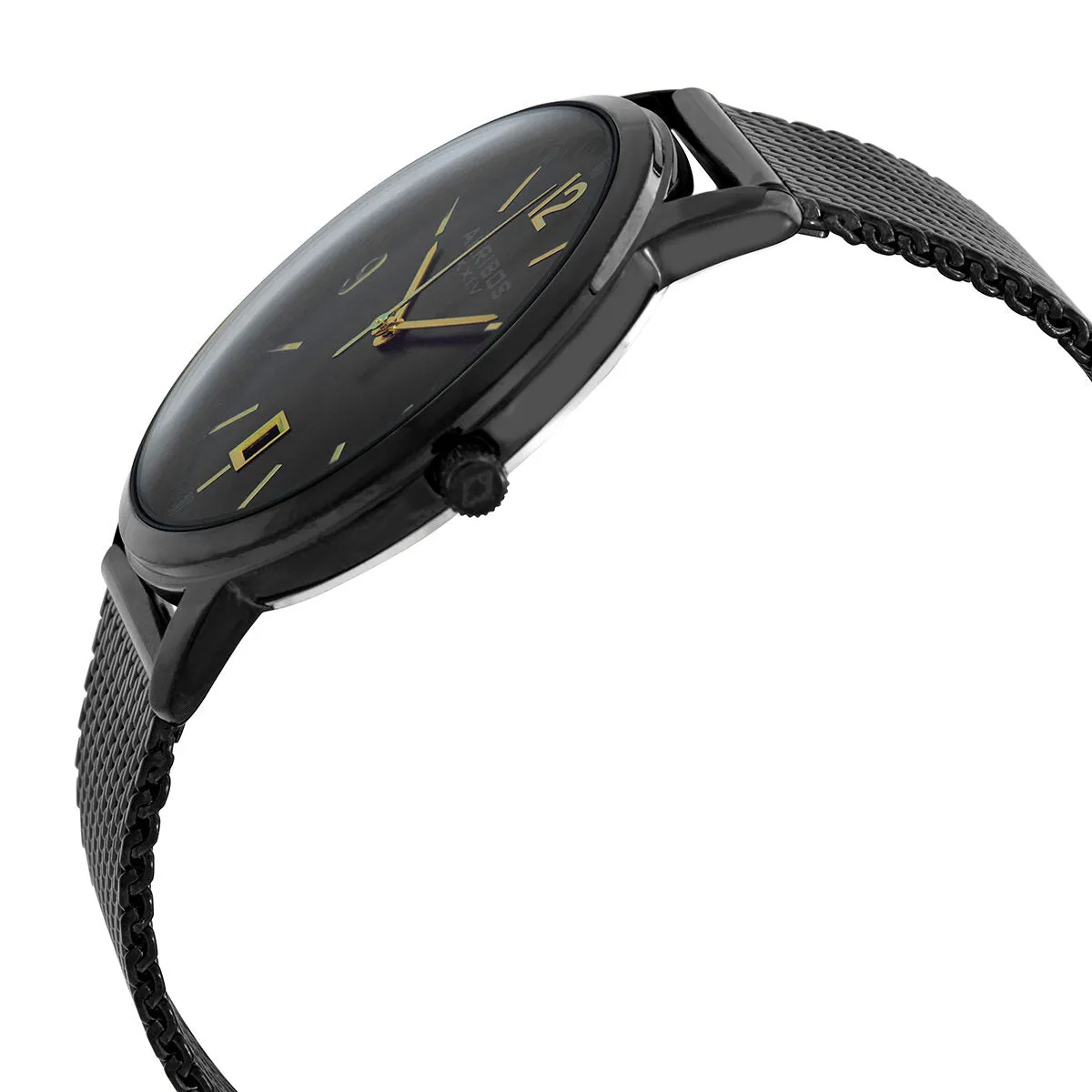 Akribos Xxiv Omni Black Dial Stainless Steel Men's atch AK858BK