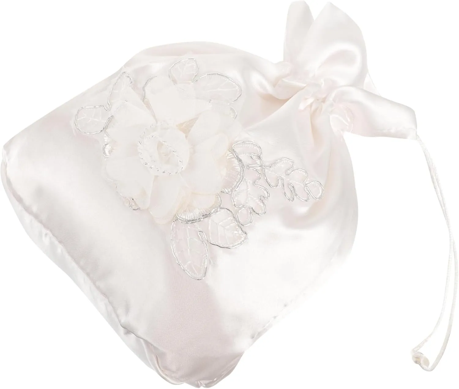 Alipis Wedding Decorative Bag Bridal Purse Satin Flower Handbag for Wedding Candy Pouches