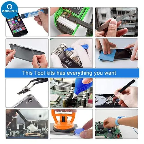 All in 1 Professional Electronic Laptop PC Tablet Phone Repair Toolkit