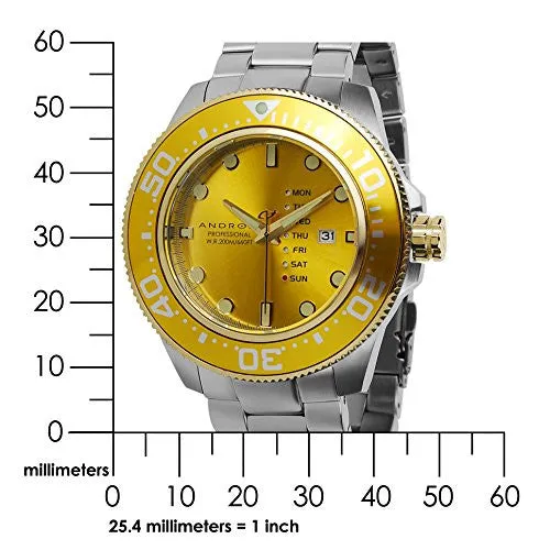 ANDROID 45mm Divemaster 200 Quartz Vertical Day AD815BY