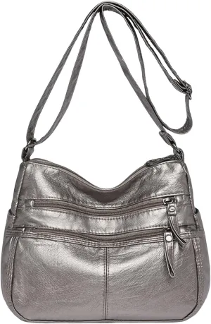Anti Theft Crossbody Bags for Women Lightweight Quilted Fabric Handbags for Women Womens Vacation Shoulder Bag(One Size)