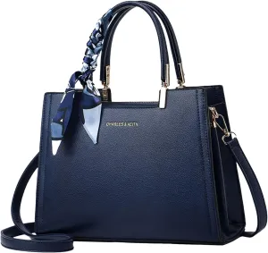 Anti Theft Shoulder Bags for Woman Lightweight Tote Shoulder Bags Satchel Black Purses Temperament Clutch Purse(BU1)