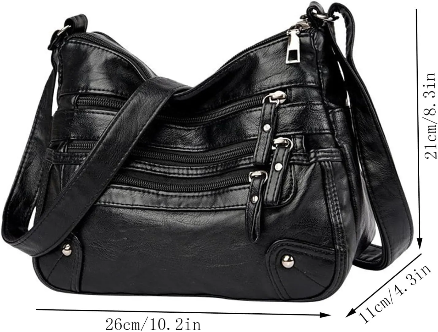 Anti Theft Shoulder Bags for Woman Retro Studded Crossbody Bags Small Shoulder Purses Lightweight Carry on Bag(Gold)