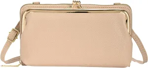 Athletic Crossbody Bags for Women Lightweight Quilted Fabric Handbags Women's Carry on Bag for Airplanes Women(Beige)