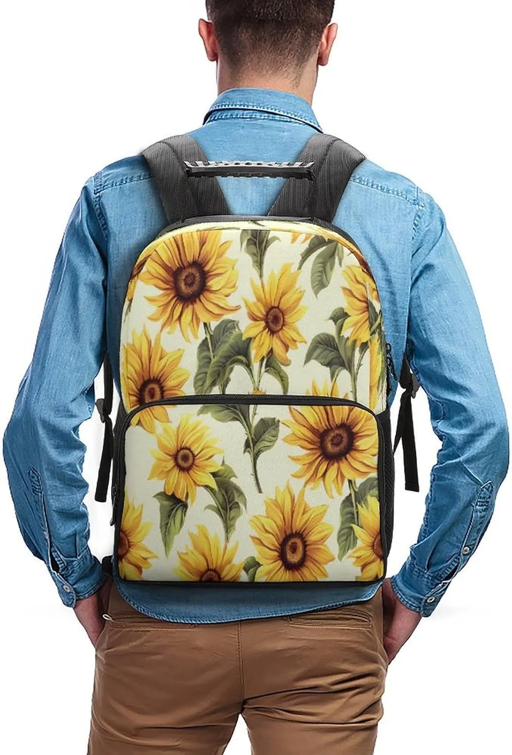 Backpacks Summer Sunflower Travel Bag Business Work Laptop Backpack