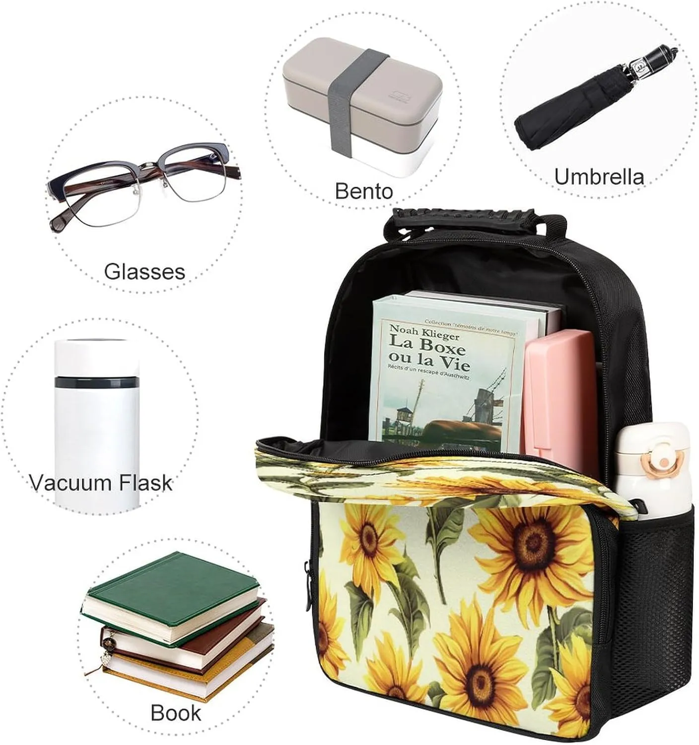 Backpacks Summer Sunflower Travel Bag Business Work Laptop Backpack