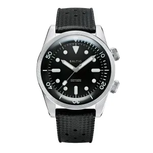 BALTIC AQUASCAPHE DUAL-CROWN BLACK