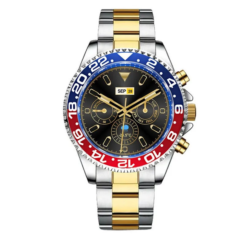 Bearscome Bluetooth Call Heart Rate Blood Pressure Detection Casual Smartwatch FOR 2025