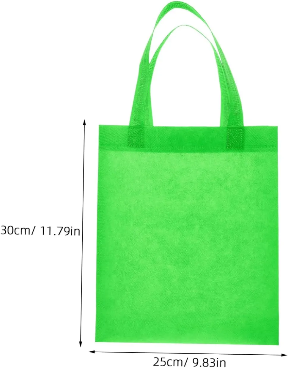 Blank Non Woven Tote Bags with Handles Reusable Grocery Shopping Bags for DIY Events and Treat Holders
