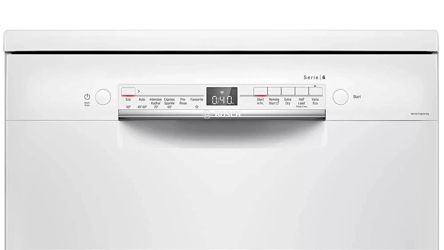 Bosch Dishwasher SMS6ITW00I 13 Place Settings White WiFi Enabled