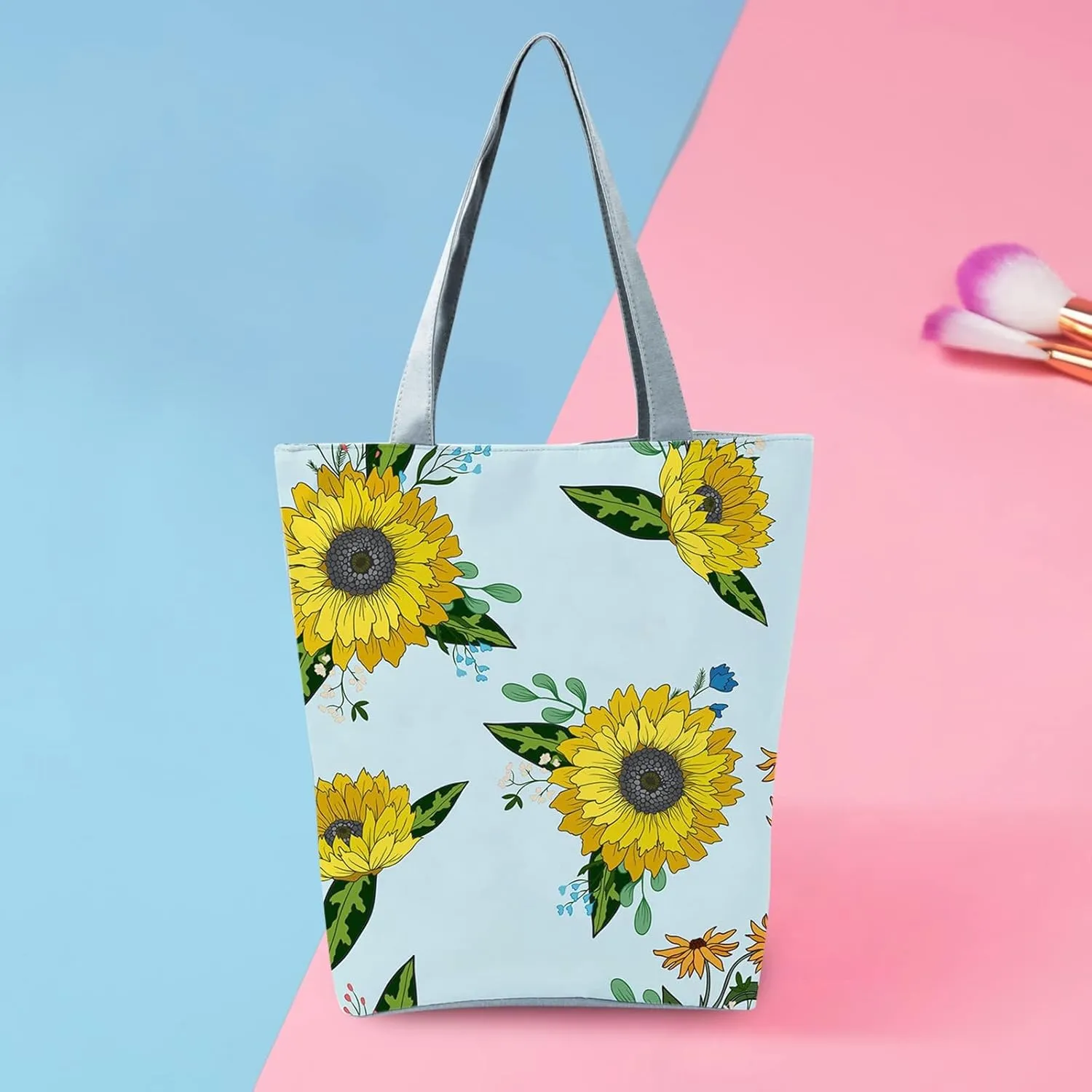 Canvas Tote Bags for Women Designer Satchel Handbags Top-Handle Purses with Strap Versatile Travel Purse(G)
