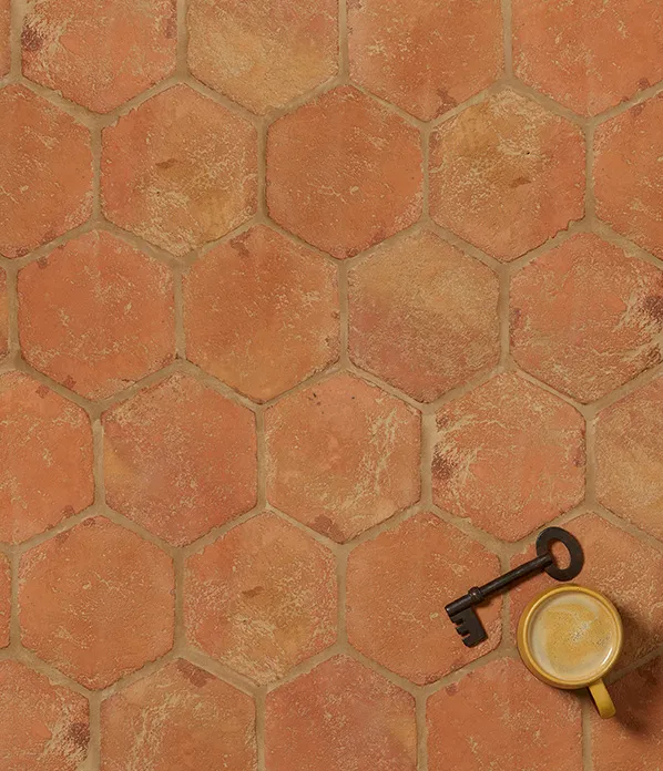Ca'Pietra Marlborough Terracotta Hexagon