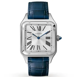 Cartier Tank Santos Dumont Ladies Silver Watch WSSA0022