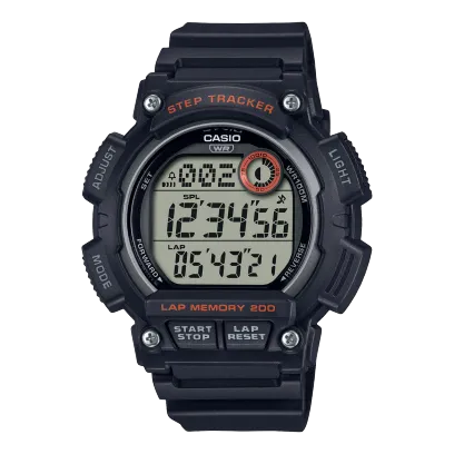Casio, Men’s Watch Digital, Black Dial Black Resin Band, WS-2100H-1AVDF