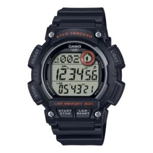 Casio, Men’s Watch Digital, Black Dial Black Resin Band, WS-2100H-1AVDF