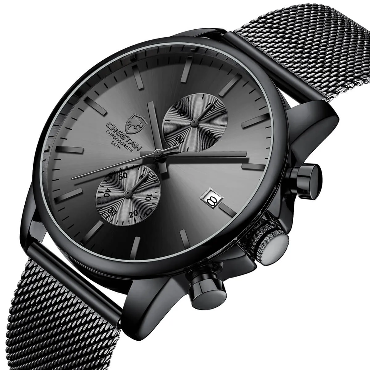 CHEETAH CH1604 ARISTO X3 - Men's All-Black Chronograph Watch