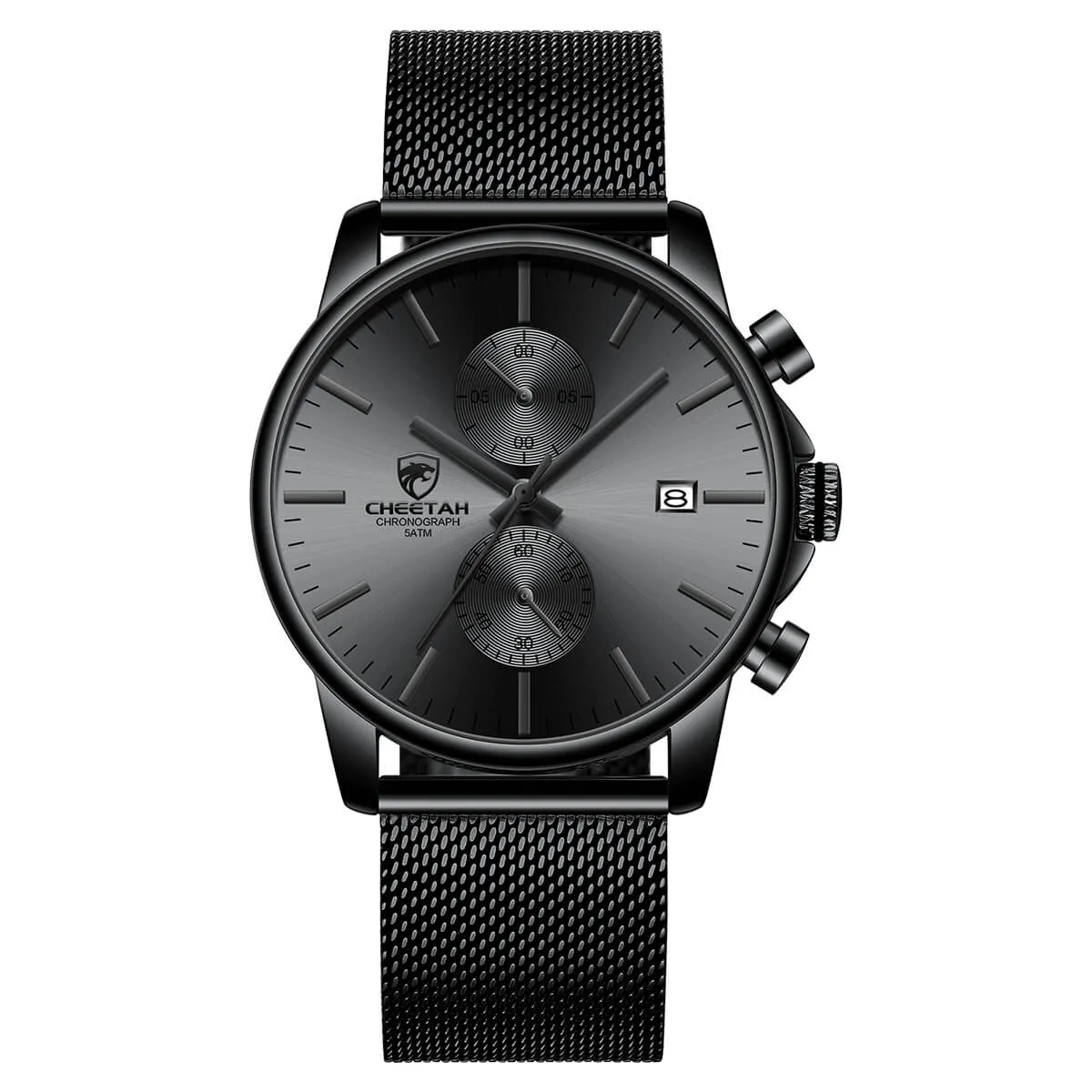 CHEETAH CH1604 ARISTO X3 - Men's All-Black Chronograph Watch