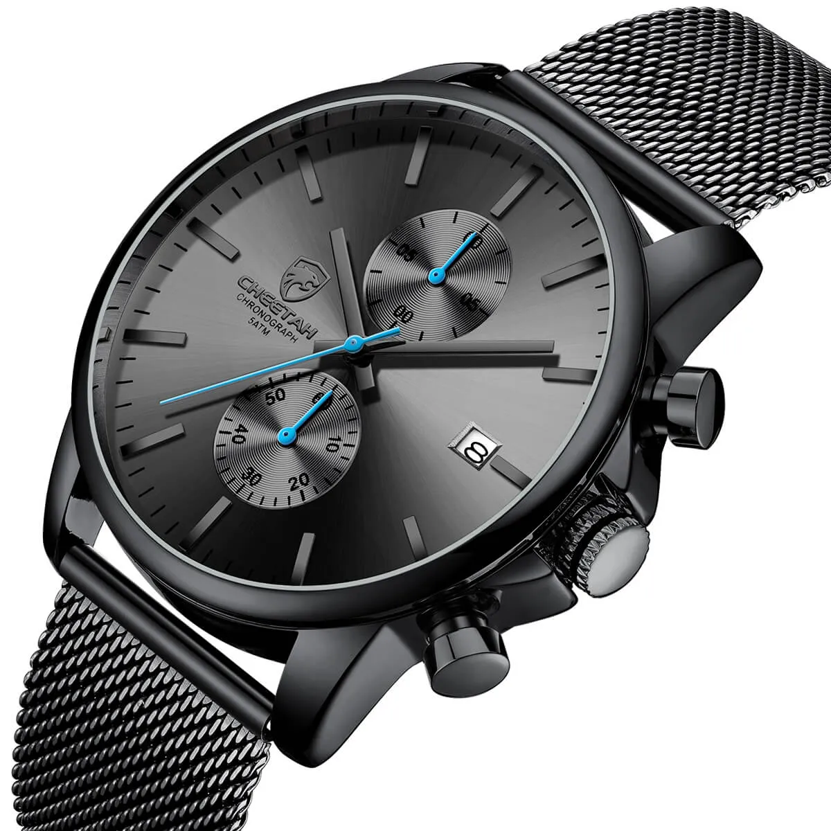 CHEETAH CH1604 ARISTO X3 - Men's All-Black Chronograph Watch