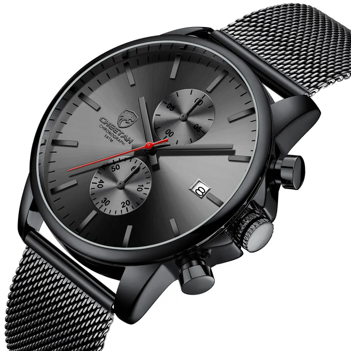 CHEETAH CH1604 ARISTO X3 - Men's All-Black Chronograph Watch