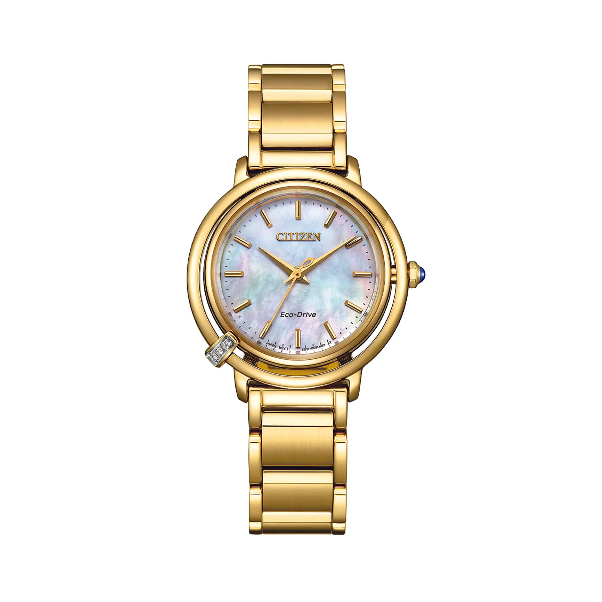 Citizen L Collection Women's 31mm Mother of Pearl Eco Drive Watch EM1092-64D