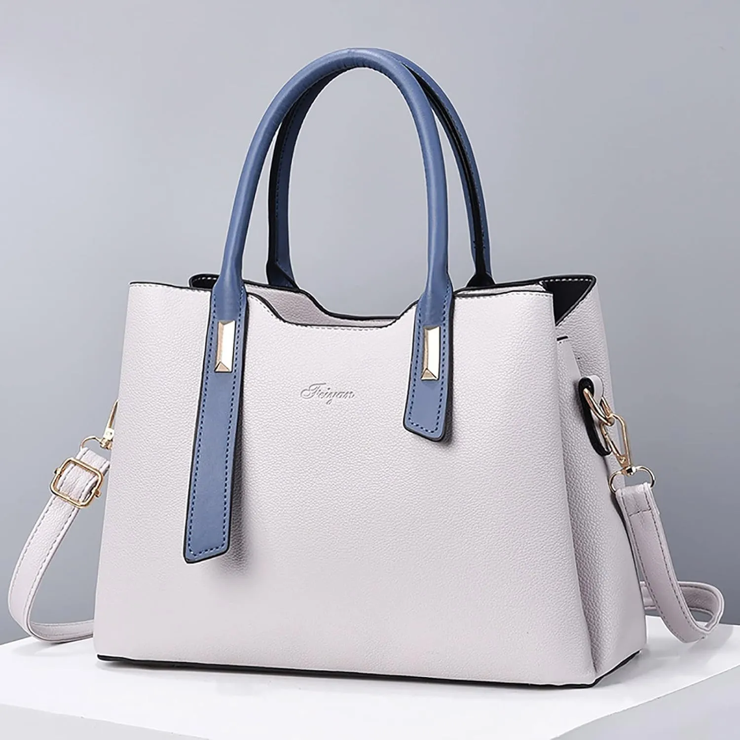 Classic Zipper Shoulder Bags for Women Top Handle Ladies Shoulder Bags Medium Cross Body Bag for Women