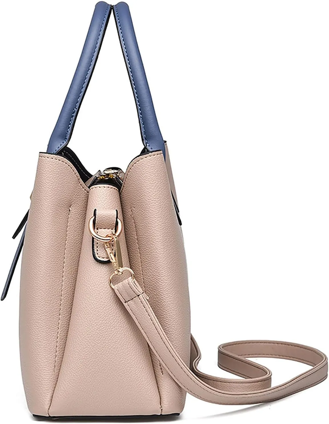 Classic Zipper Shoulder Bags for Women Top Handle Ladies Shoulder Bags Medium Cross Body Bag for Women