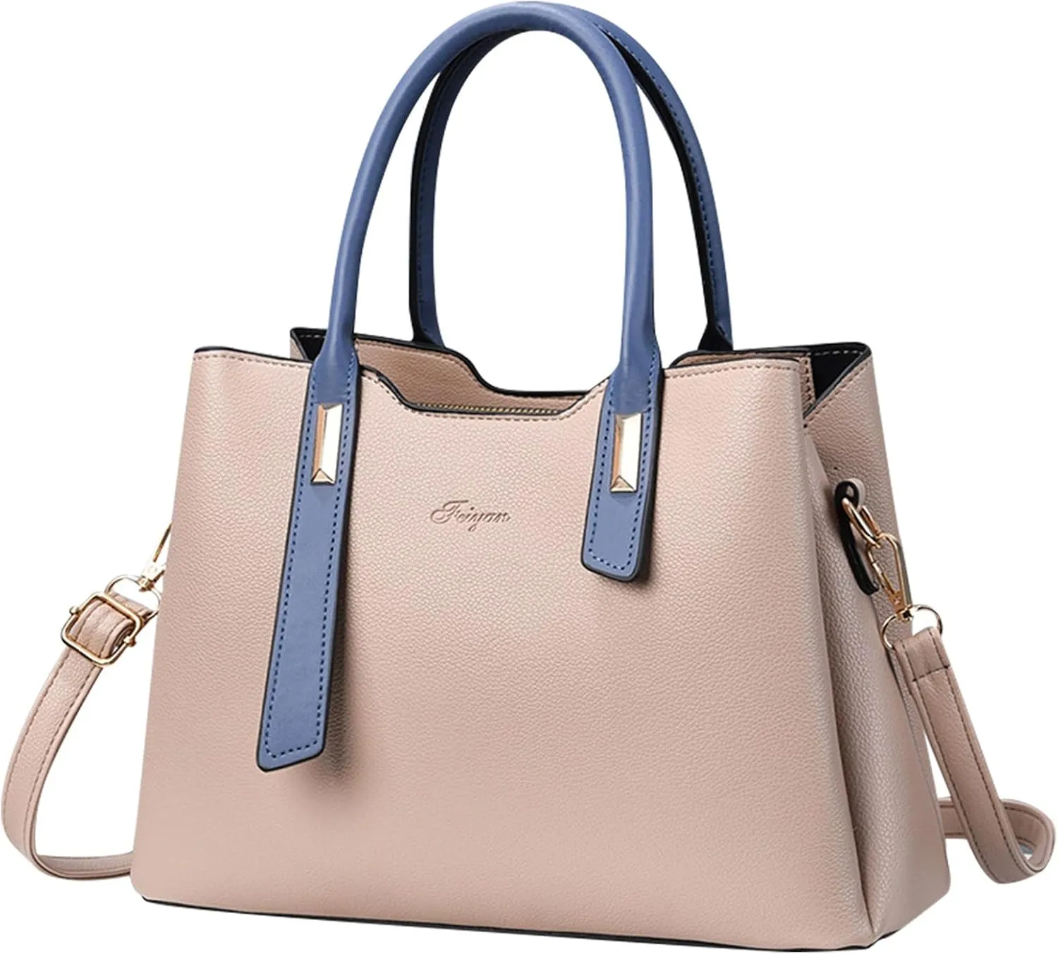Classic Zipper Shoulder Bags for Women Top Handle Ladies Shoulder Bags Medium Cross Body Bag for Women