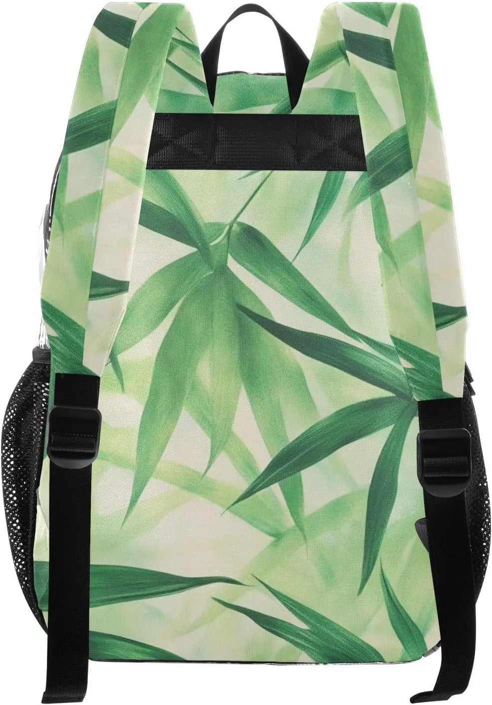 Clear Backpack for Stadium Events School Backpacks Girls Boys heavy duty PVC Waterproof Transparent Plastic Book Bag for Women Work Bamboo