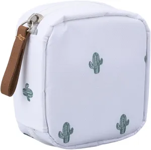 CREATCABIN Small Makeup Bag Purse Organizer Pouches Cactus Decorative Zipper Handbag Lipstick Cosmetic Storage Bag Waterproof Organizer Pouches for Women Gifts Travel Accessories 3.94x3.94x1.79in