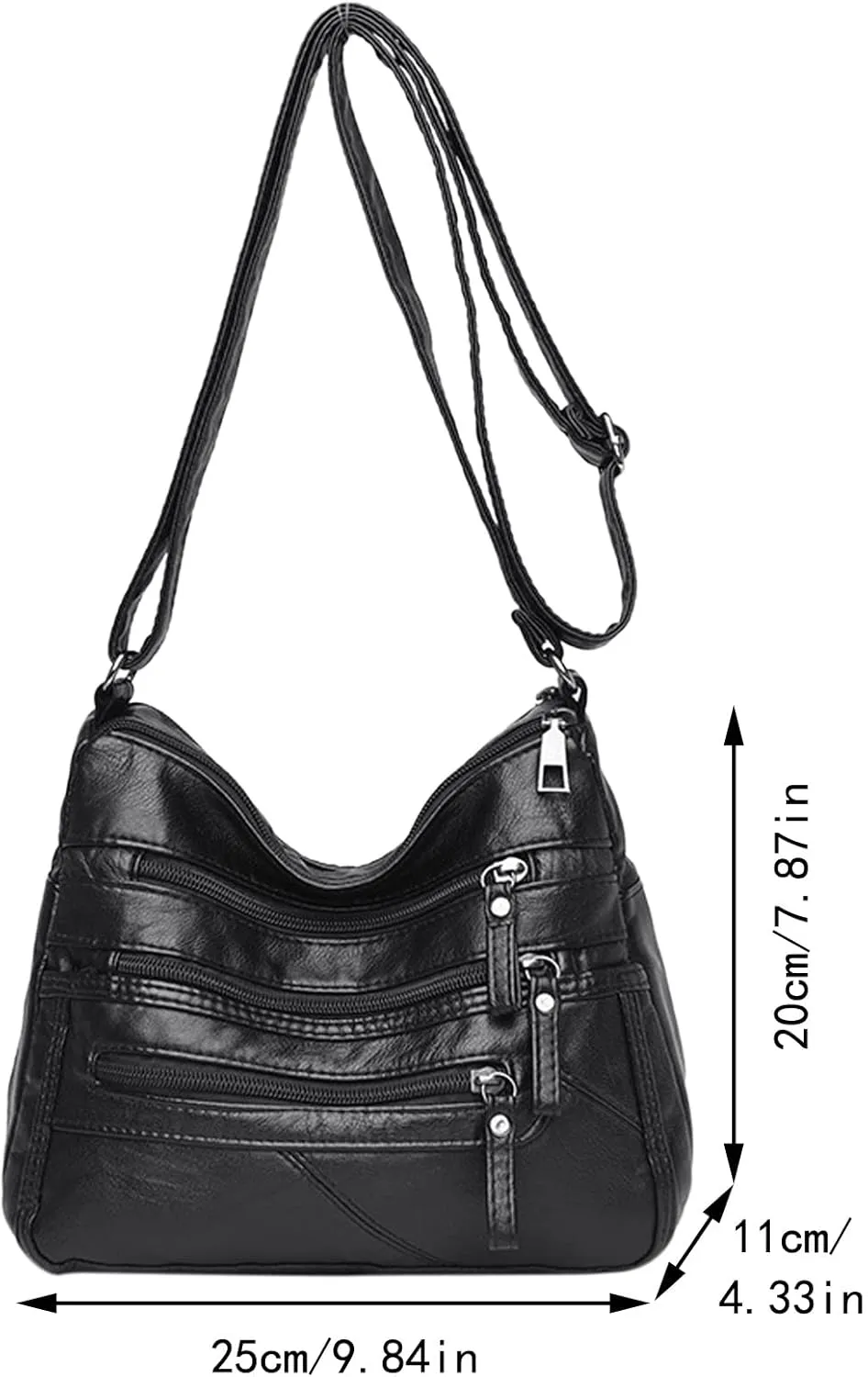 Crossbody Crescent Bags for Women Waterproof Nylon Crossbody Bags for Woman Trendy Clear Bag for Stadium Events(Red)