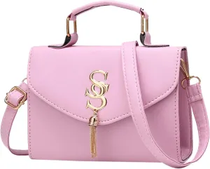 Crossbody Purses For Women Casual Crossbody Bags Adjustable Strap Shoulder Bag With Tassel Purses for Women (One Size)