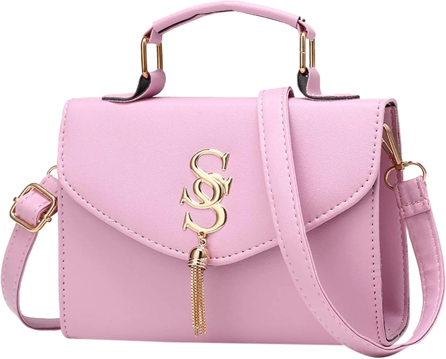 Crossbody Purses For Women Casual Crossbody Bags Adjustable Strap Shoulder Bag With Tassel Purses for Women (One Size)