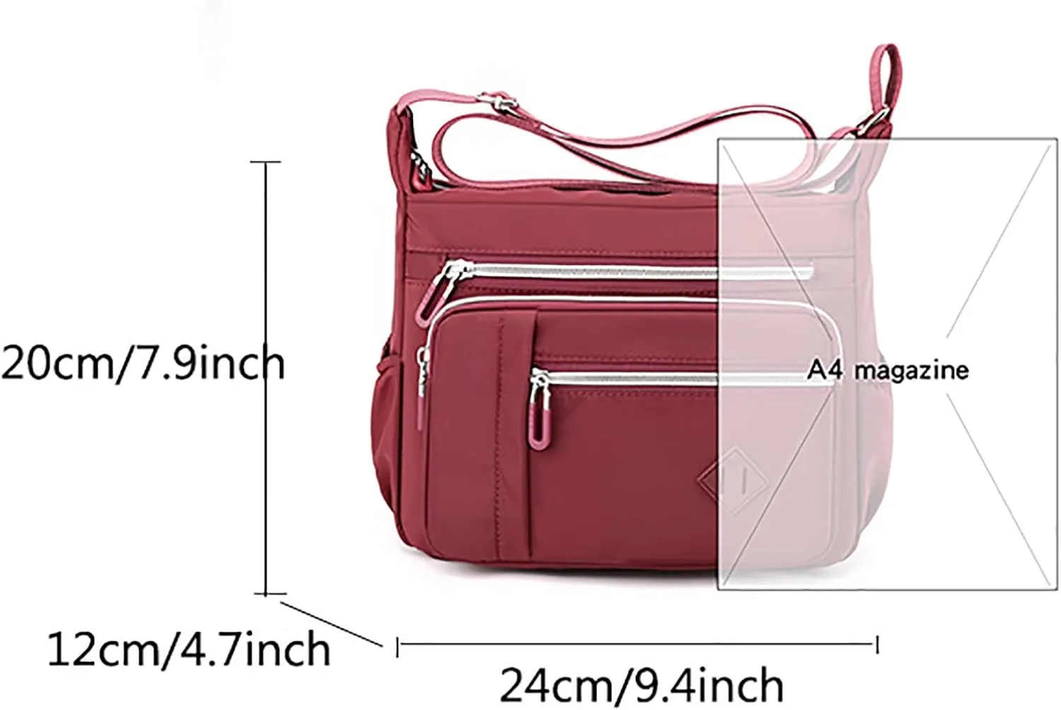 Crossbody Travel Bags for Women Stadium Crossbody Messenger Bags for Concerts Sporting Events Spring Purse 2025(Dark Blue)