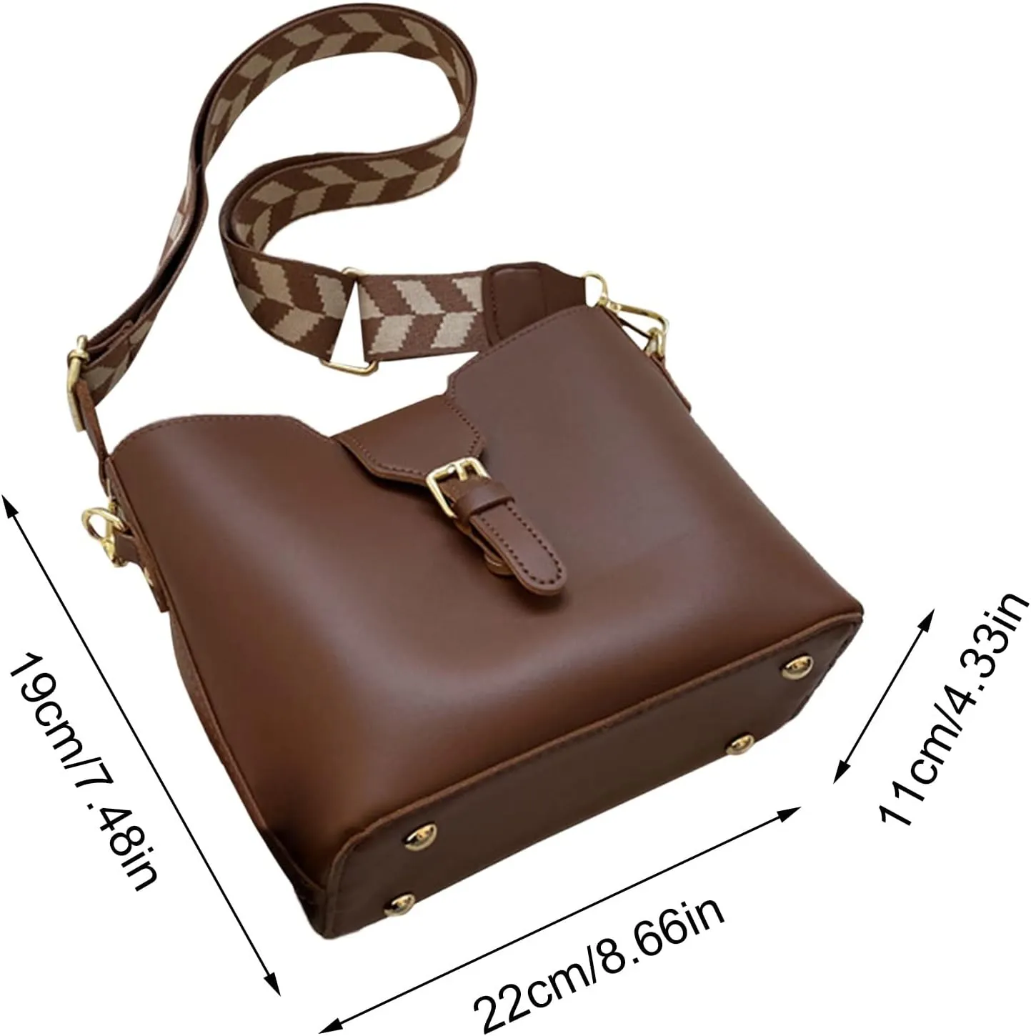 Crossbody Travel Bags for Women Women's Crescent Shoulder Bags with Adjustable Strap Cute Purse for Women Trendy(Khaki)