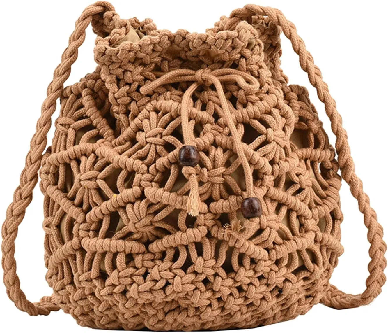 Crossbody Travel Bags for Women Women's Crescent Shoulder Bags with Adjustable Strap Trendy Clutch Saddle Bag(Khaki)