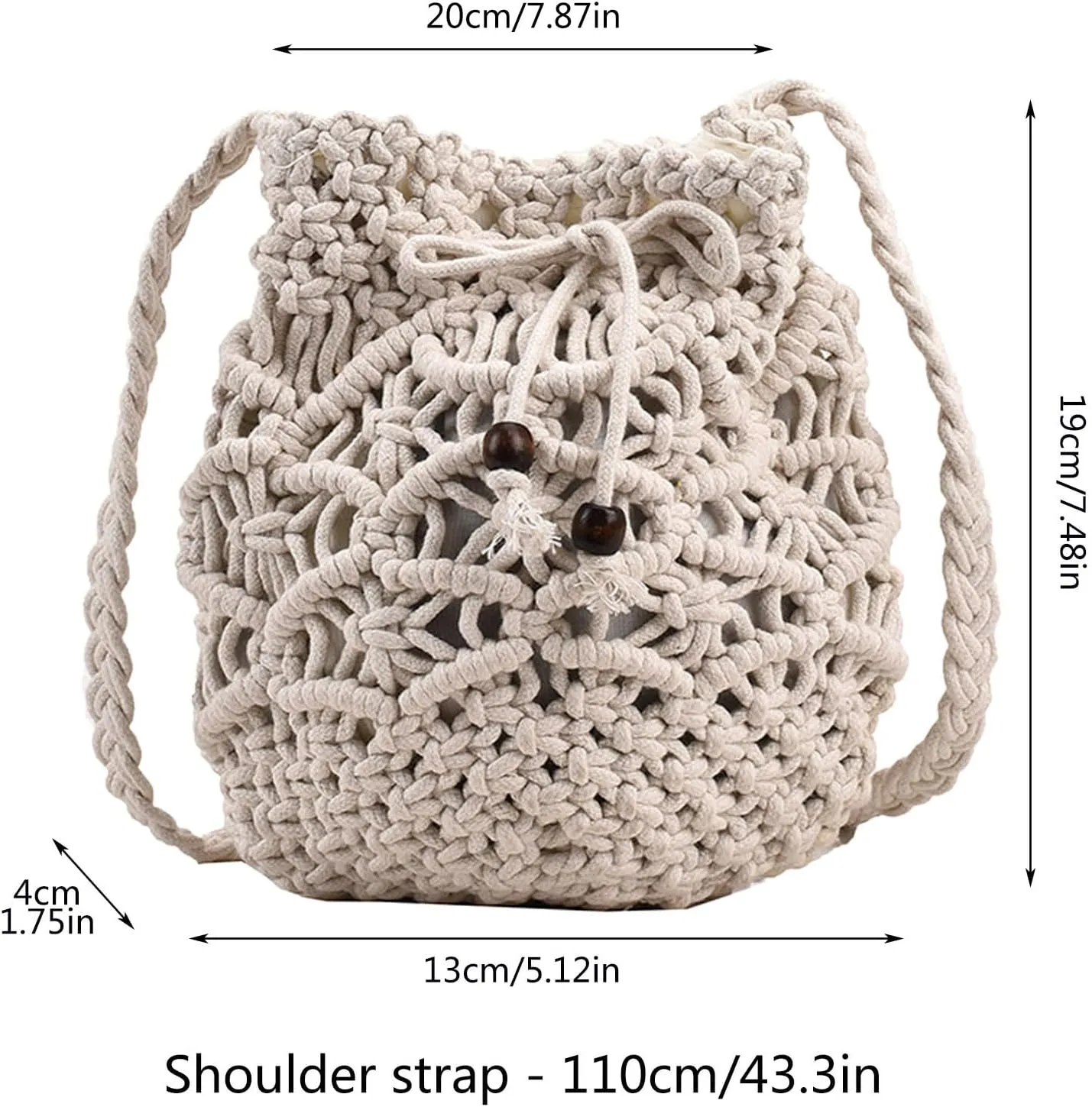 Crossbody Travel Bags for Women Women's Crescent Shoulder Bags with Adjustable Strap Trendy Clutch Saddle Bag(Khaki)