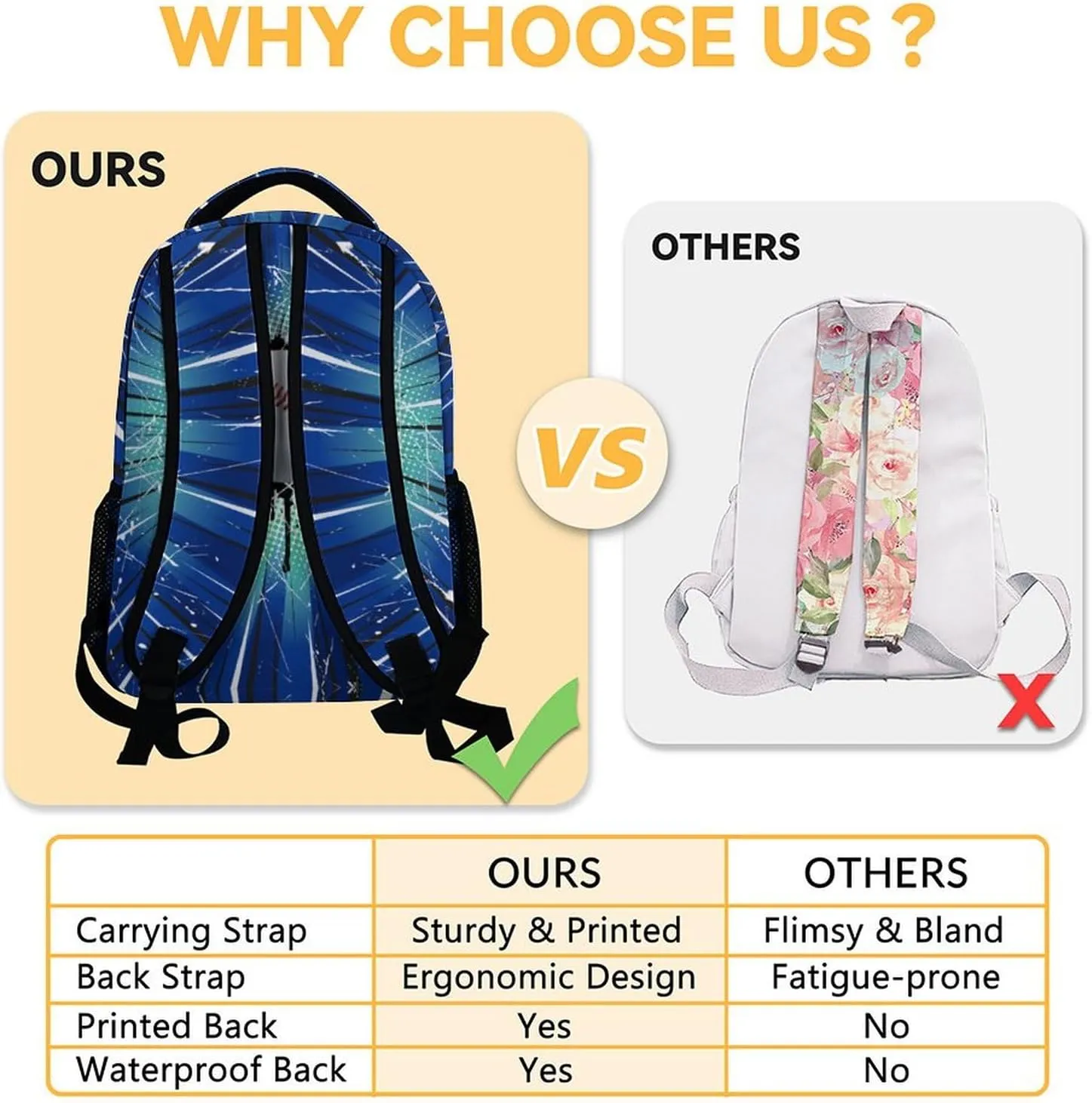 Custom School Backpack for Kids, Baseball Boys Backpacks, Personalized Cool Blue Backpacks for Students Age 6-8, Personalized Cute Lightweight Bookbag for Preschool Elementary
