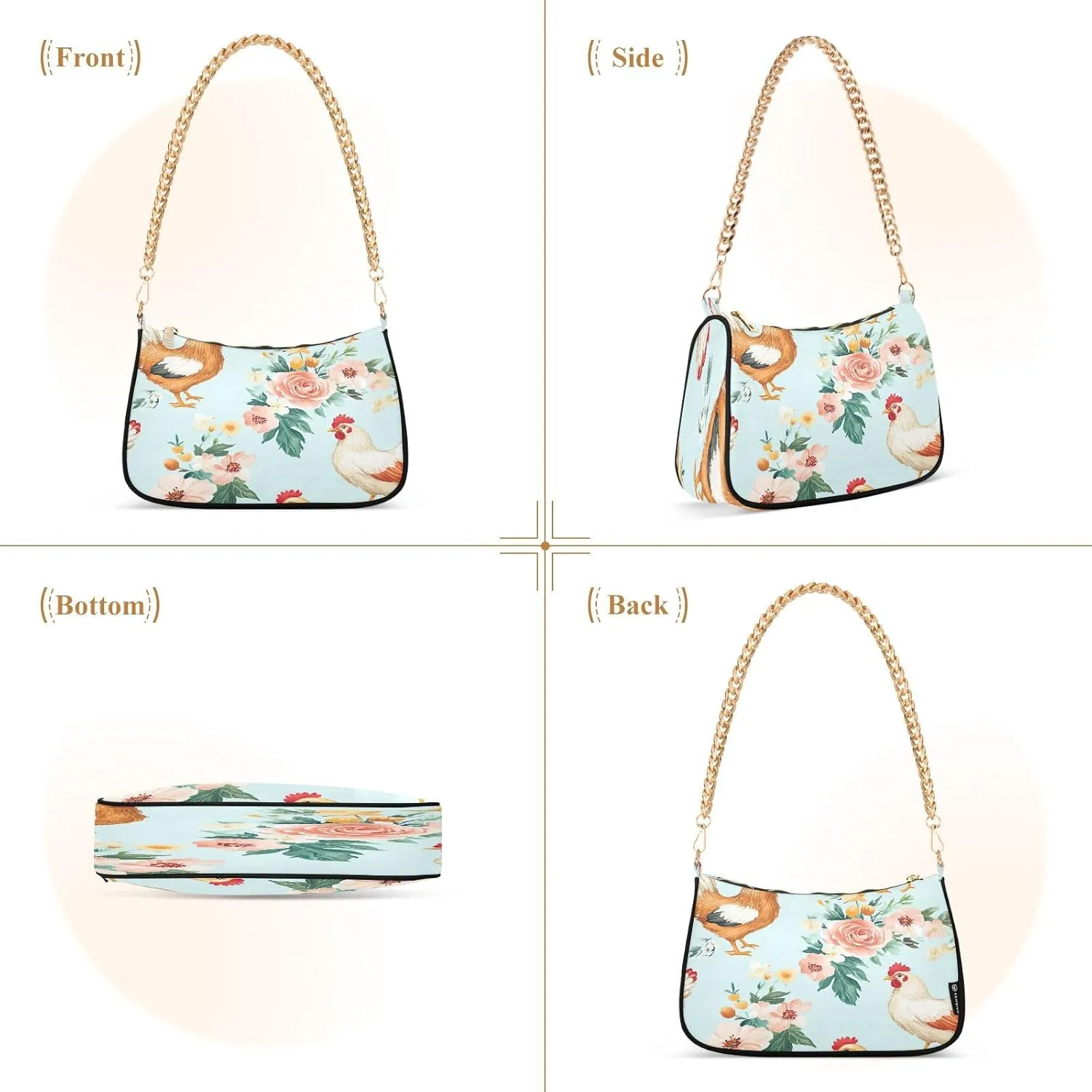 Cute Monkey Womens Purse, Womens Shoulder Bags Crossbody
