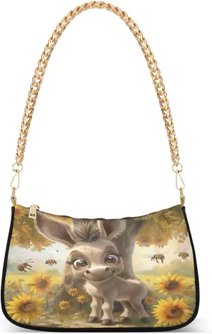 Cute Monkey Womens Purse, Womens Shoulder Bags Crossbody