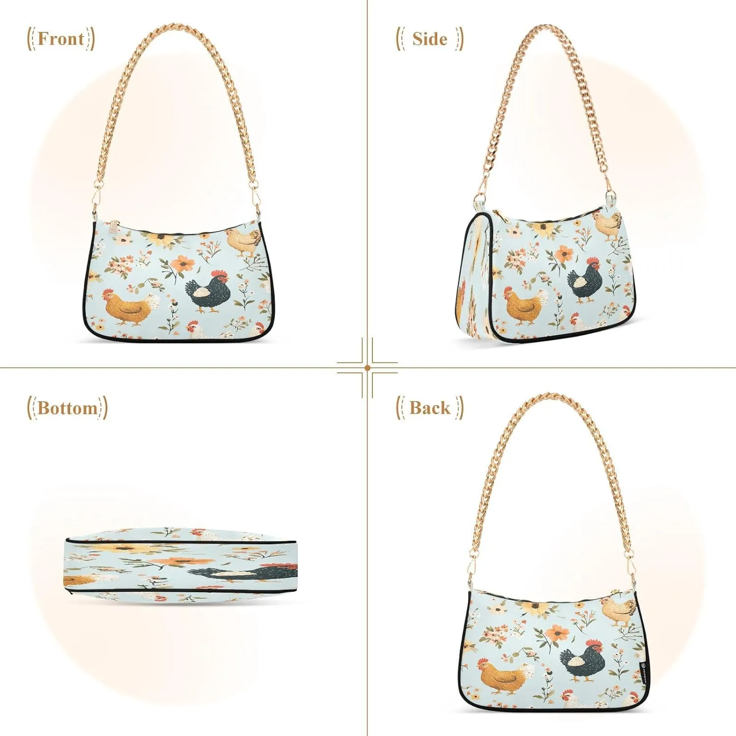 Cute Monkey Womens Purse, Womens Shoulder Bags Crossbody