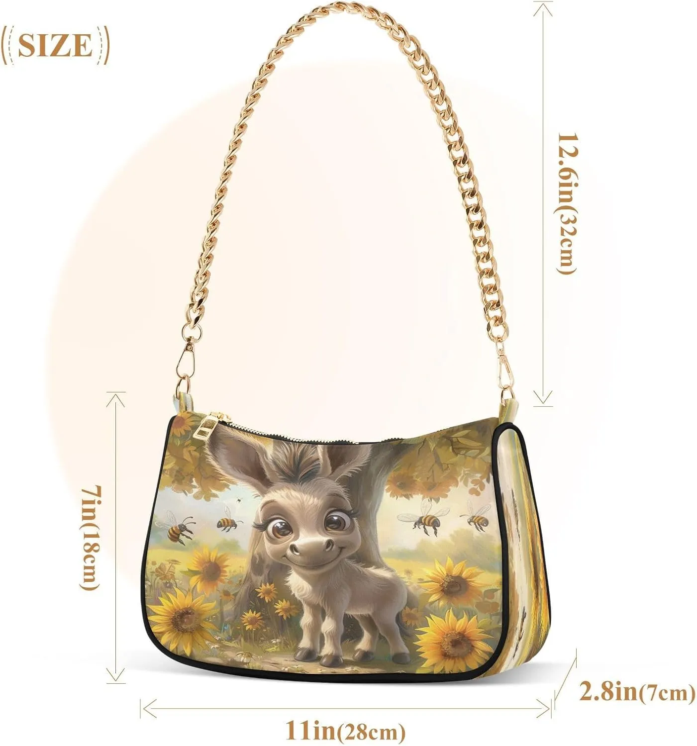Cute Monkey Womens Purse, Womens Shoulder Bags Crossbody