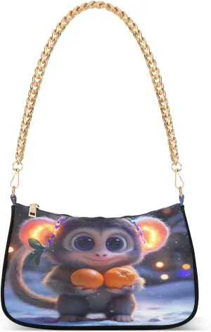 Cute Monkey Womens Purse, Womens Shoulder Bags Crossbody
