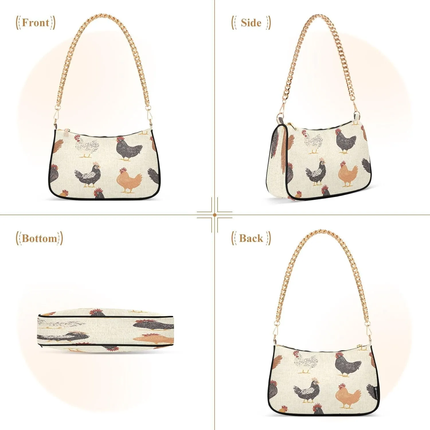 Cute Monkey Womens Purse, Womens Shoulder Bags Crossbody