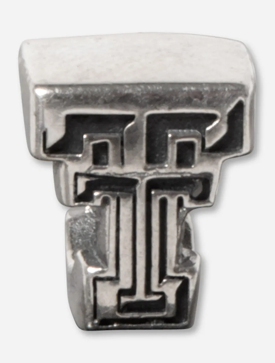 DaynaU Texas Tech Double T Sterling Silver Bead